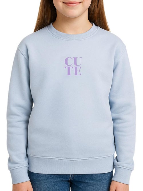Sweatshirt azul para menina kids only ditte - Kiabi Sweatshirt azul para menina kids only ditte - Kiabi