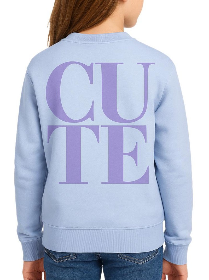 Sweatshirt Azul para Menina Kids Only Ditte Azul - Kiabi