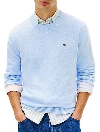 Sweatshirt Azul Slim Fit Tommy Hilfiger para Homem