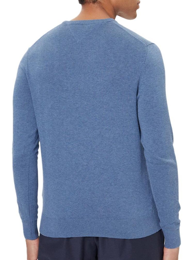 Sweatshirt Azul Tommy Hilfiger Essential para Homem Azul - Kiabi