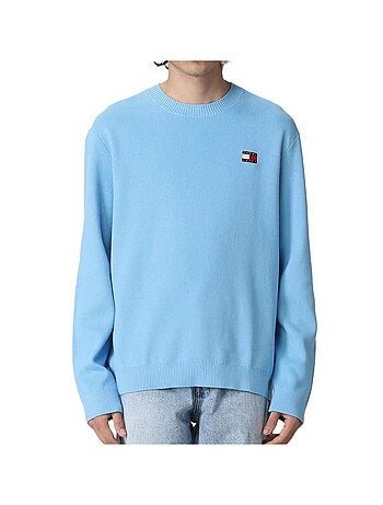 Sweatshirt Azul Tommy Hilfiger para Homem com Crachá DM0DM16214