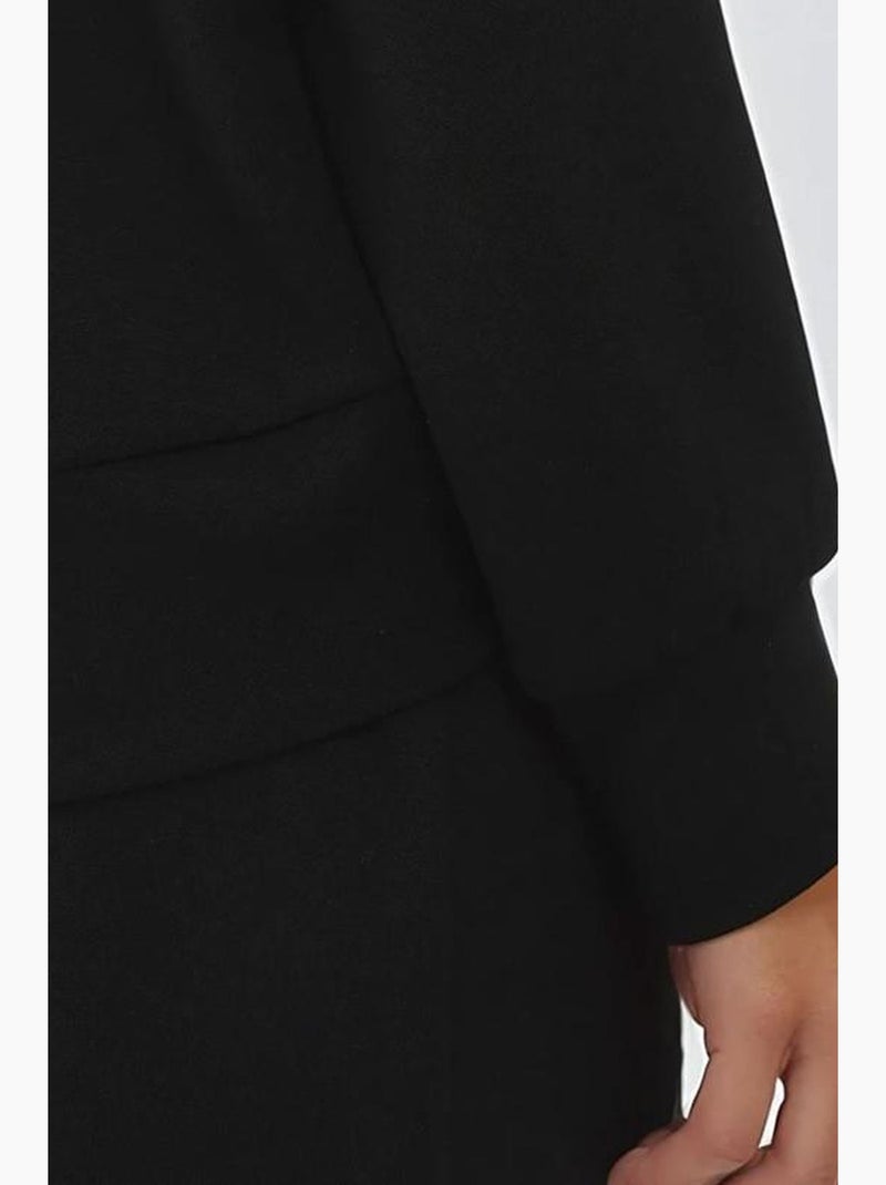 Sweatshirt básica modal touch hiccup Preto - Kiabi