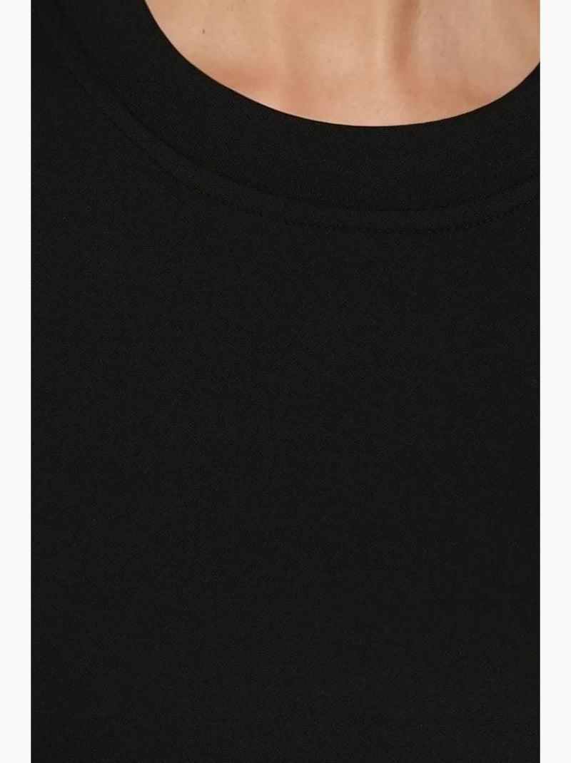 Sweatshirt básica modal touch hiccup Preto - Kiabi