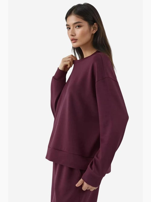 Sweatshirt básica modal touch hiccup - Kiabi