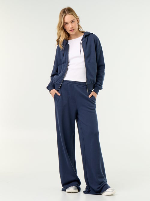 Sweatshirt básico em moletão leve - Kiabi