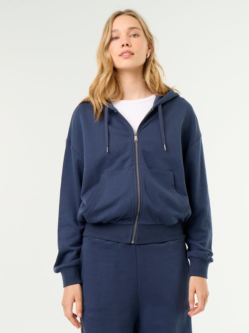 Sweatshirt básico em moletão leve - Kiabi