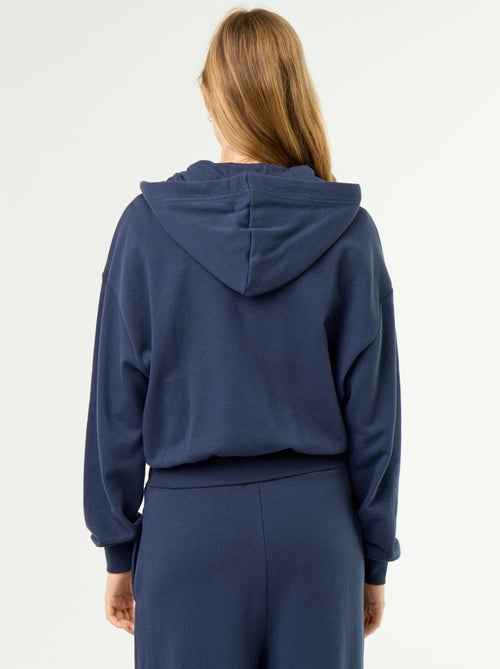 Sweatshirt básico em moletão leve - Kiabi
