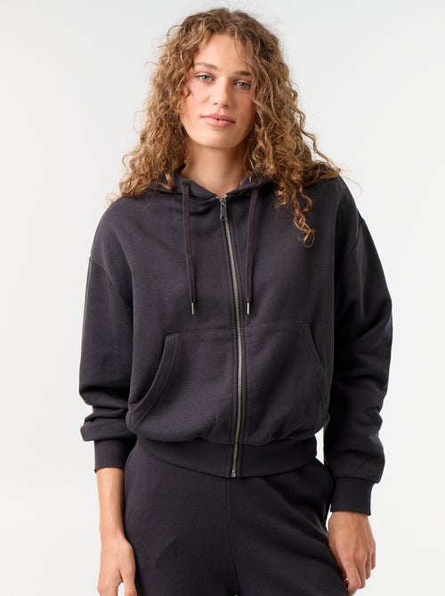 Sweatshirt básico em moletão leve - Kiabi Sweatshirt básico em moletão leve - Kiabi