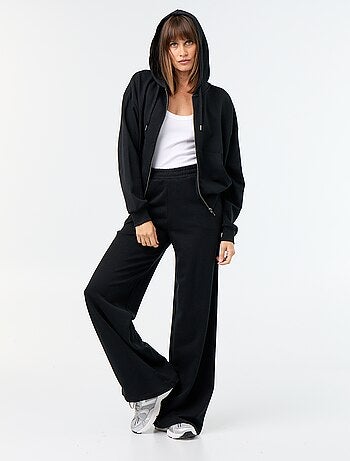 Sweatshirt básico em moletão leve