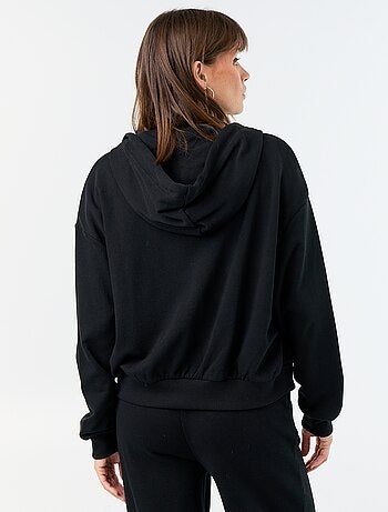 Sweatshirt básico em moletão leve