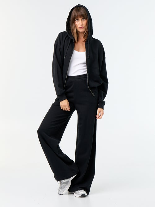 Sweatshirt básico em moletão leve - Kiabi