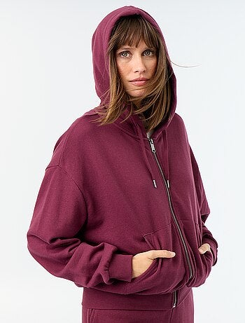 Sweatshirt básico em moletão leve