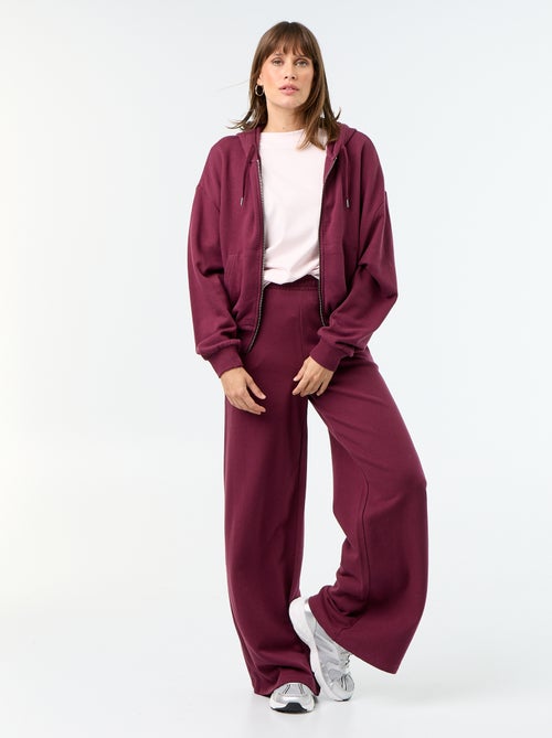 Sweatshirt básico em moletão leve - Kiabi