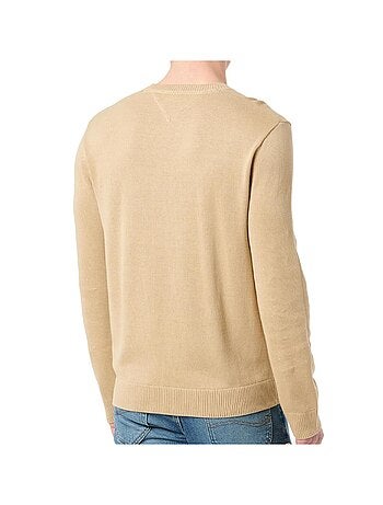 Sweatshirt Bege Claro Tommy Jeans Essencial para Homem
