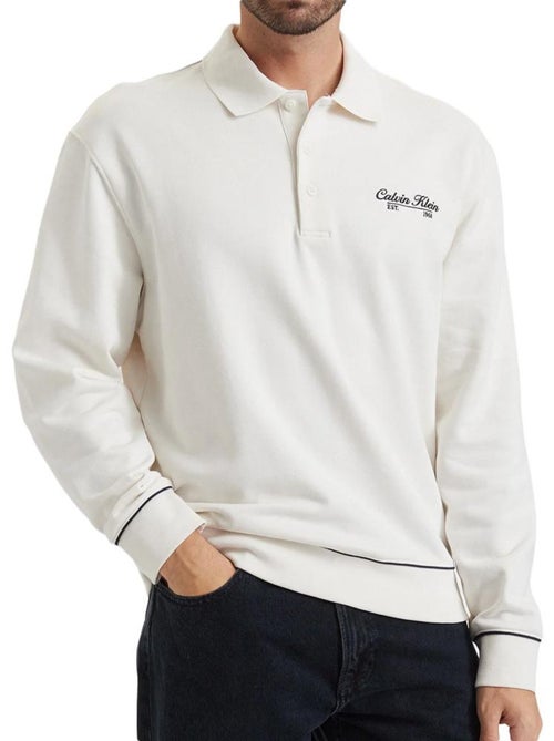 Sweatshirt bege de homem calvin klein jeans terry - Kiabi Sweatshirt bege de homem calvin klein jeans terry - Kiabi