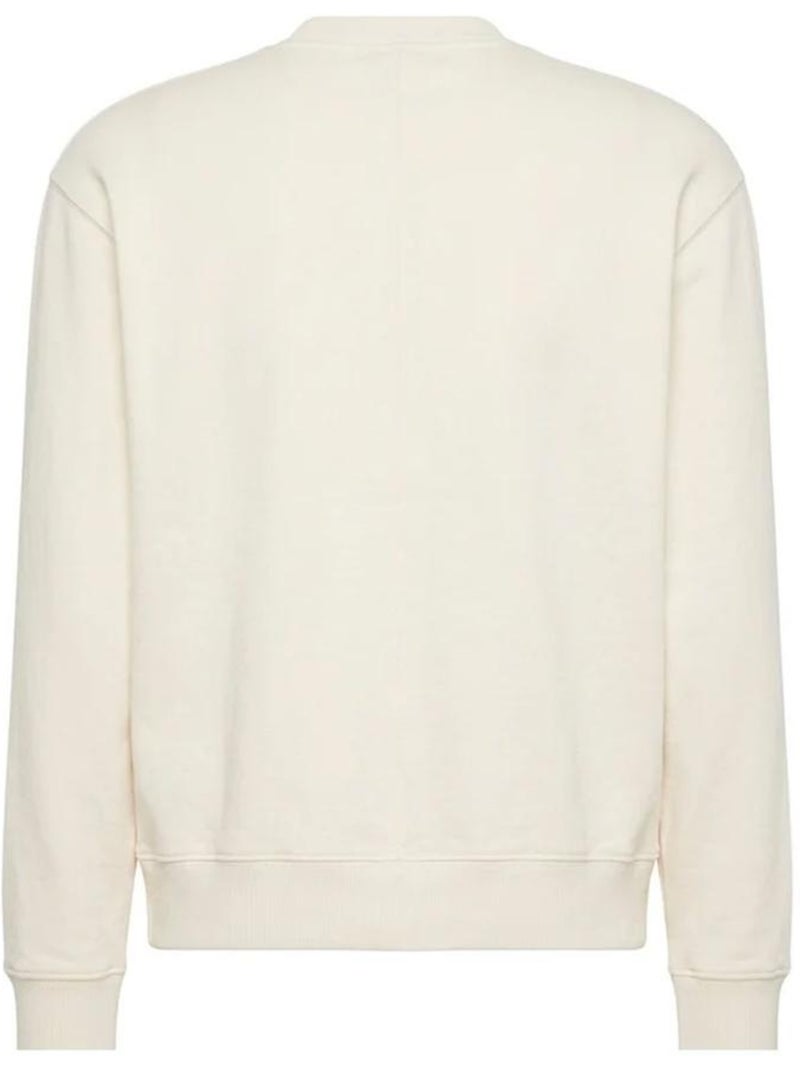 Sweatshirt bege masculina calvin klein jeans terry stckd Bege - Kiabi