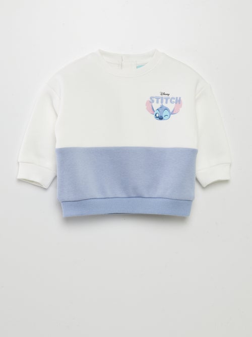 Sweatshirt bicolor 'Stitch' - Kiabi