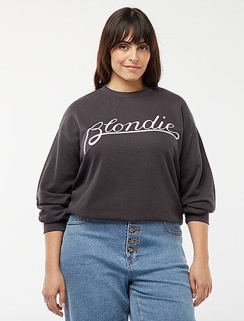 Sweatshirt 'Blondie' com estampado nos dois lados