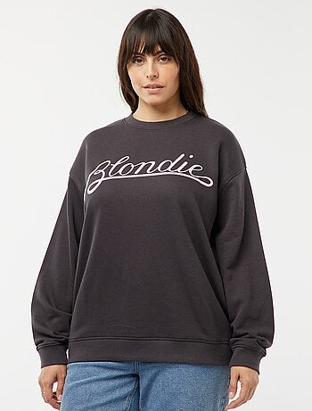 Sweatshirt 'Blondie' com estampado nos dois lados