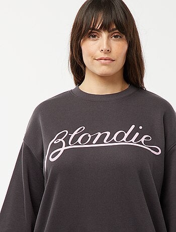 Sweatshirt 'Blondie' com estampado nos dois lados
