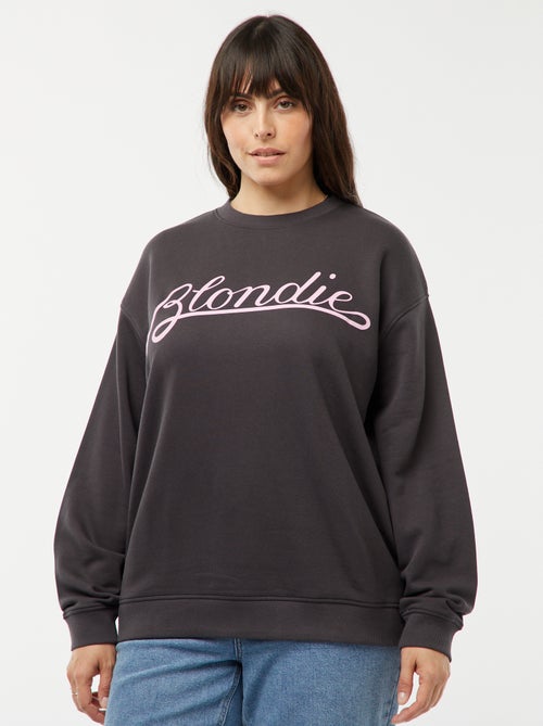 Sweatshirt 'Blondie' com estampado nos dois lados - Kiabi