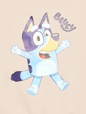 Sweatshirt 'Bluey' com gola contrastante