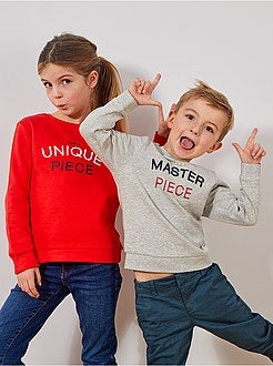 Sweatshirt bordada - Kiabi