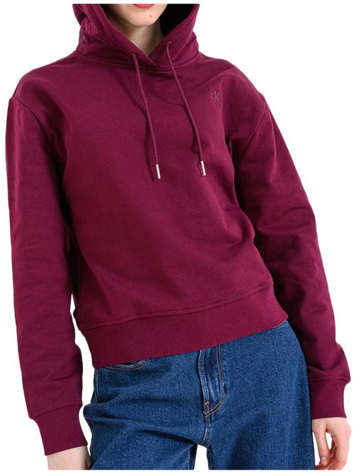 Sweatshirt Bordeaux Calvin Klein Jeans Archive para Mulher LV047C224G - Kiabi Sweatshirt Bordeaux Calvin Klein Jeans Archive para Mulher LV047C224G - Kiabi