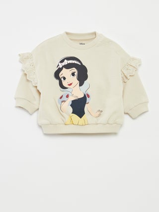 Sweatshirt 'Branca de Neve' 'Disney' com folhos nas mangas