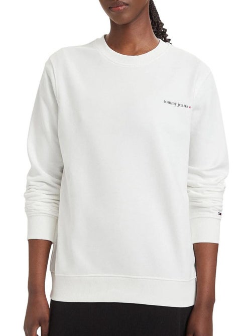 Sweatshirt Branca Tommy Hilfiger para Mulher DW0DW22829 - Kiabi