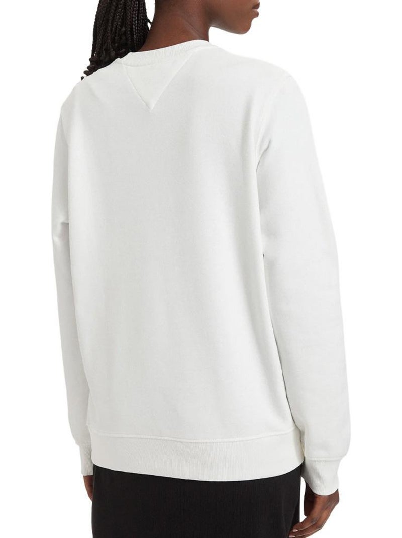 Sweatshirt Branca Tommy Hilfiger para Mulher DW0DW22829 Bege - Kiabi