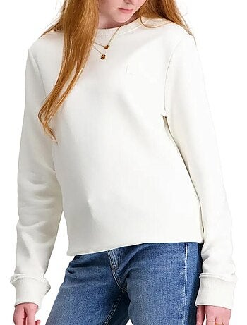 Sweatshirt Branco Calvin Klein Jeans Mono para Menina