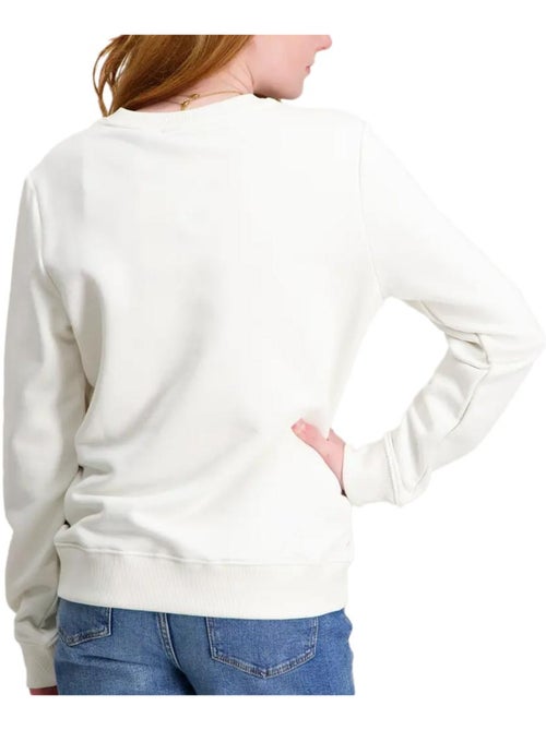 Sweatshirt branco calvin klein jeans mono para menina - Kiabi Sweatshirt branco calvin klein jeans mono para menina - Kiabi