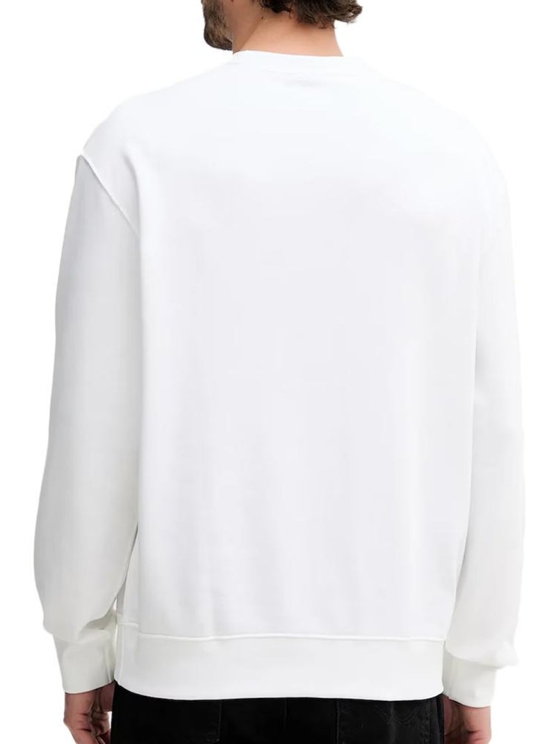 Sweatshirt Branco de Homem Calvin Klein Jeans com Emblema Terry Branco - Kiabi