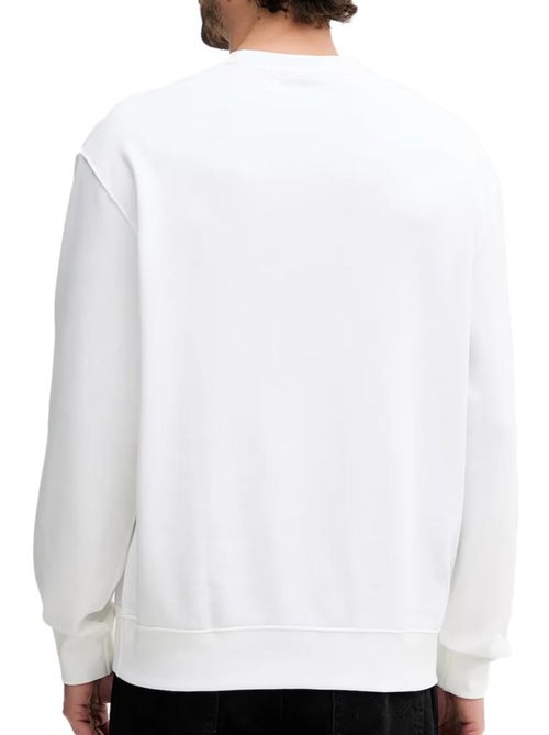 Sweatshirt branco de homem calvin klein jeans com emblema terry - Kiabi Sweatshirt branco de homem calvin klein jeans com emblema terry - Kiabi