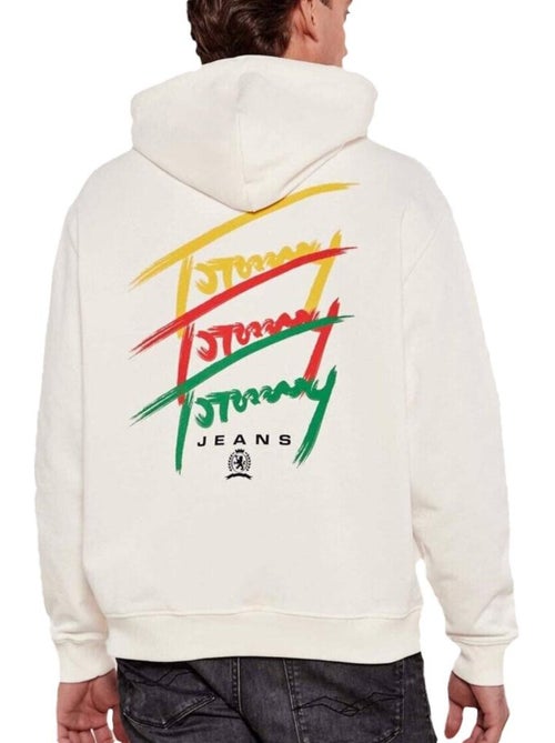 Sweatshirt branco masculino tommy hilfiger dm0dm21372 - Kiabi Sweatshirt branco masculino tommy hilfiger dm0dm21372 - Kiabi