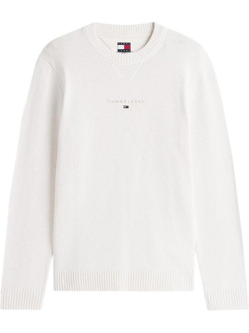 Sweatshirt Branco Tommy Hilfiger Linears para Homem - Kiabi Sweatshirt Branco Tommy Hilfiger Linears para Homem - Kiabi