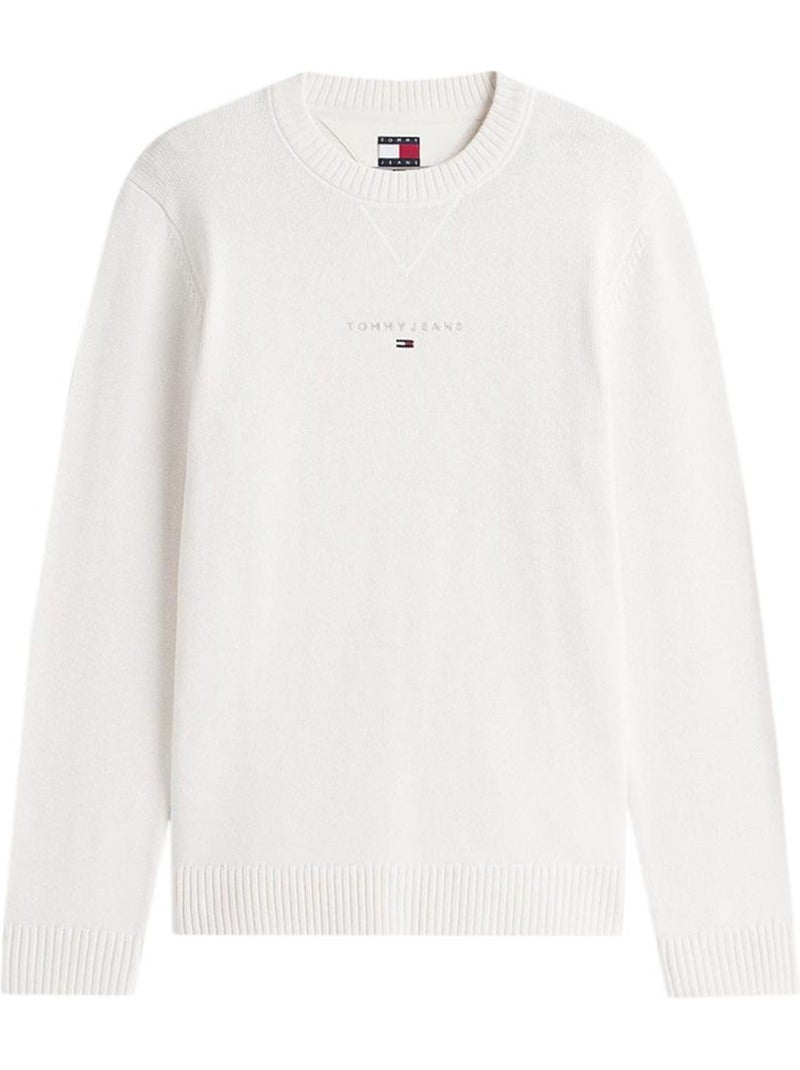 Sweatshirt Branco Tommy Hilfiger Linears para Homem Branco - Kiabi