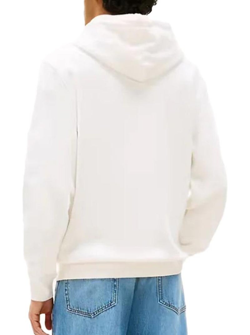 Sweatshirt branco tommy hilfiger washed para homem dm0dm20746 Branco - Kiabi