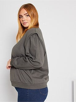 Sweatshirt cabeça de mangas fantasia - Kiabi