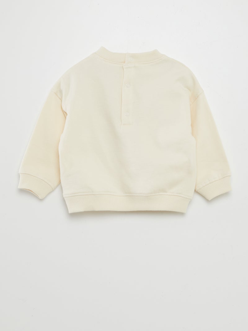 Sweatshirt + Calças de fato de treino 'Bluey' - 2 peças Branco - Kiabi