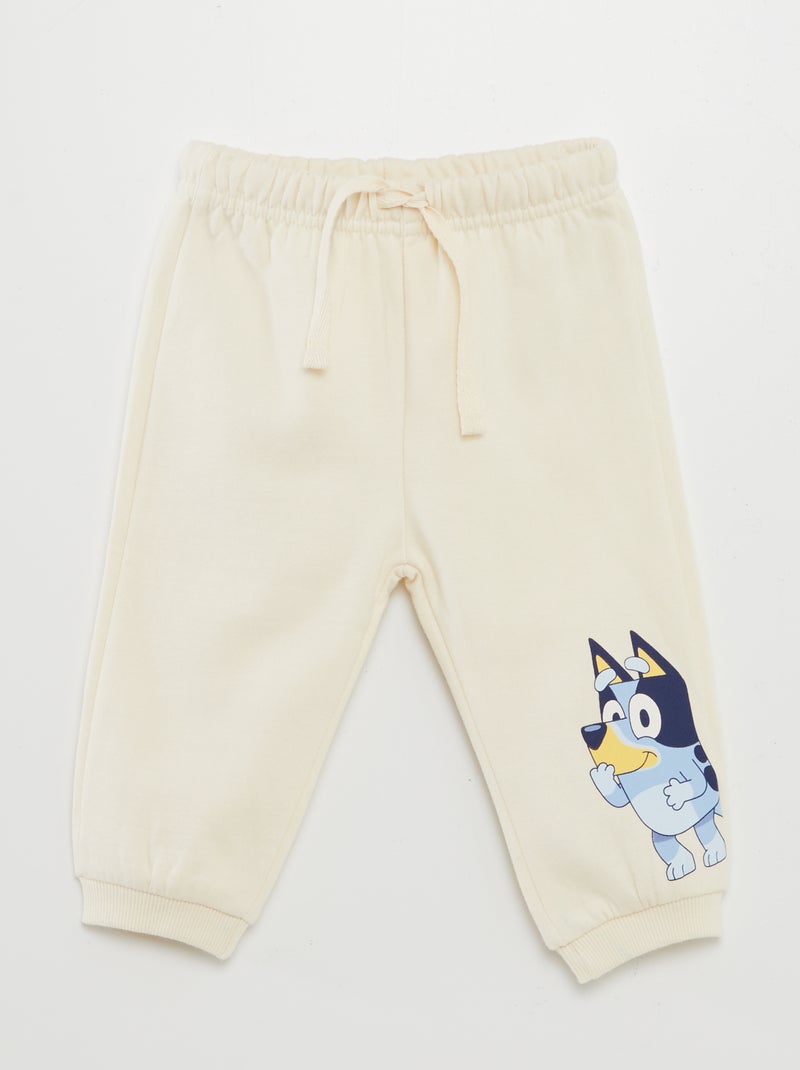 Sweatshirt + Calças de fato de treino 'Bluey' - 2 peças Branco - Kiabi