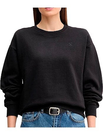 Sweatshirt Calvin Klein Jeans Archive Preto para Mulher