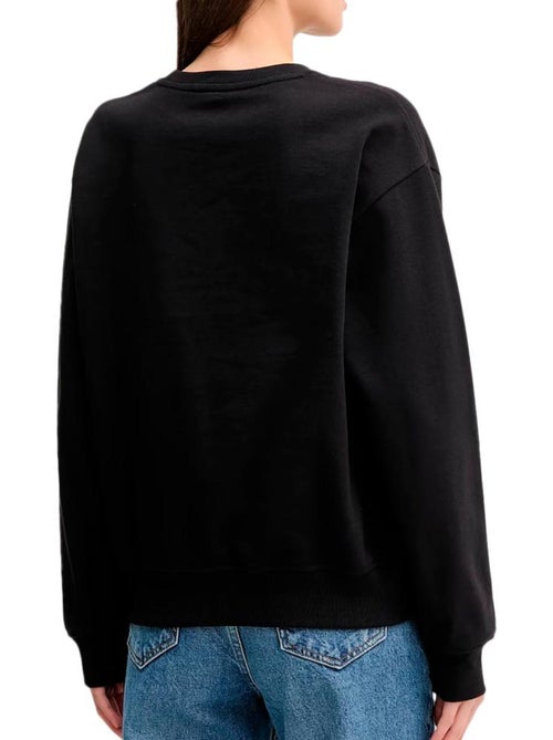 Sweatshirt Calvin Klein Jeans Archive Preto para Mulher - Kiabi Sweatshirt Calvin Klein Jeans Archive Preto para Mulher - Kiabi