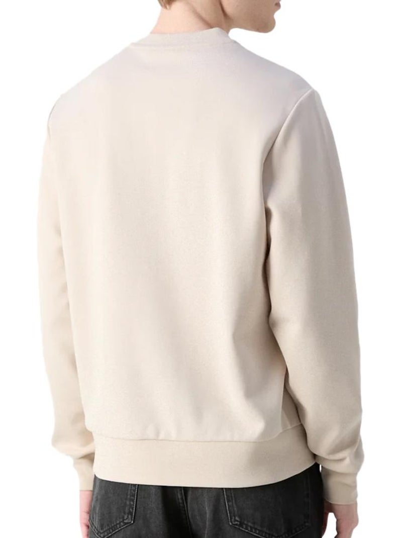 Sweatshirt Calvin Klein Jeans Micro Preto para Homem Bege - Kiabi