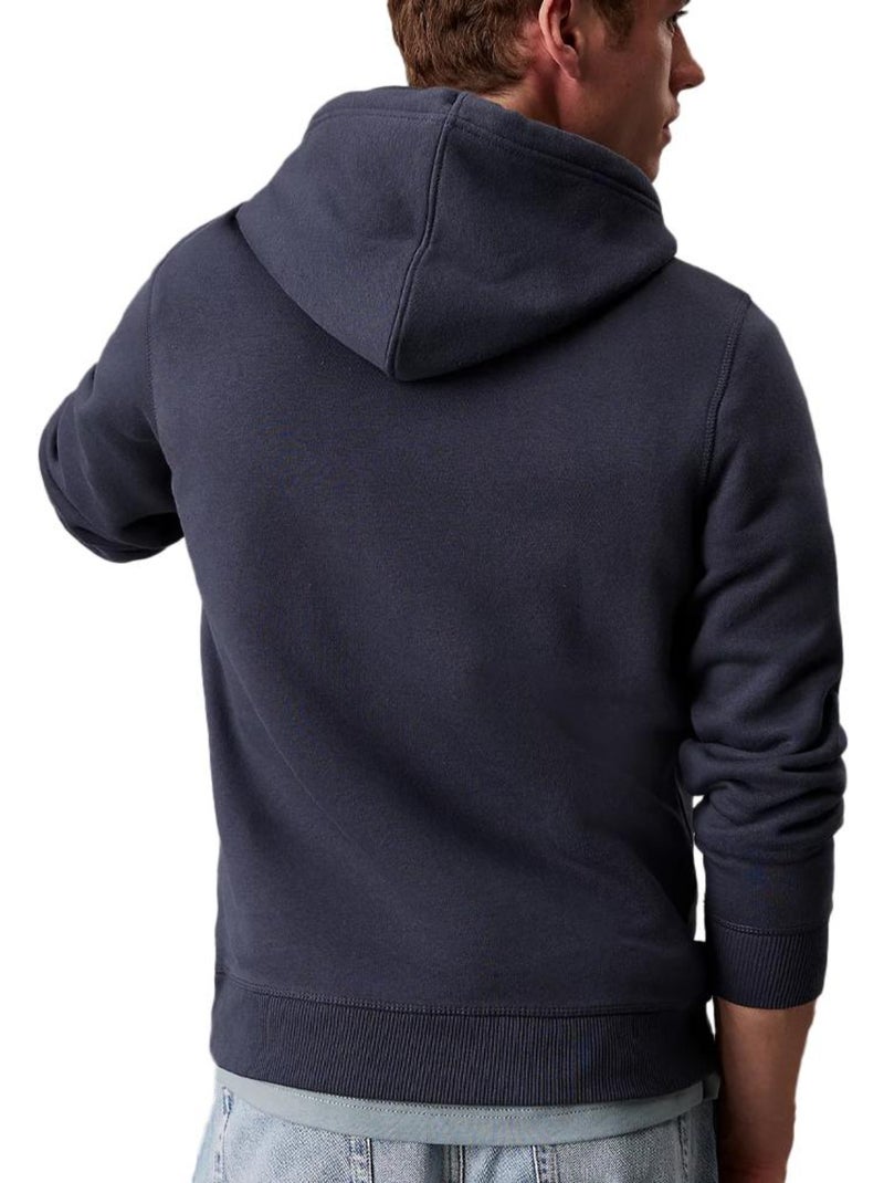 Sweatshirt Calvin Klein Jeans Monologo para Homem Azul-marinho - Kiabi