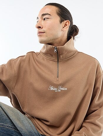 Camisola "Trucker" em Moletom