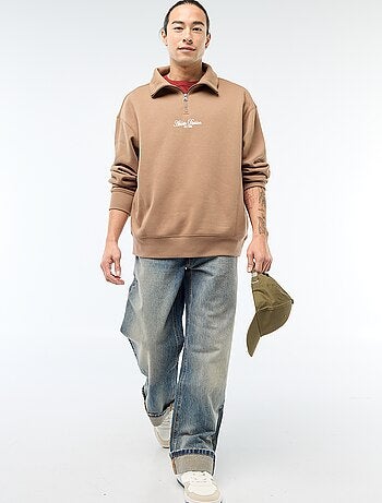 Camisola "Trucker" em Moletom