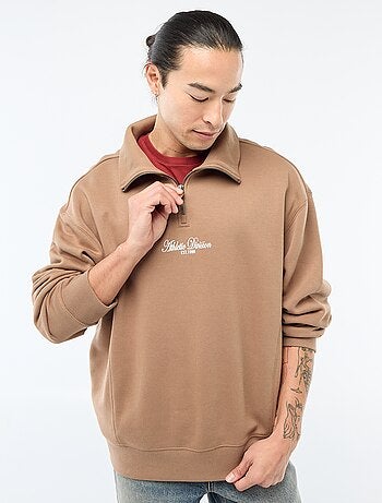 Camisola "Trucker" em Moletom