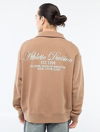 Camisola "Trucker" em Moletom